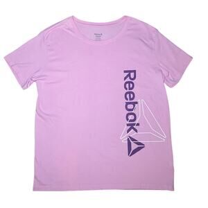 Reebok - Light Purple Cotton Blend Shirt - Size Medium